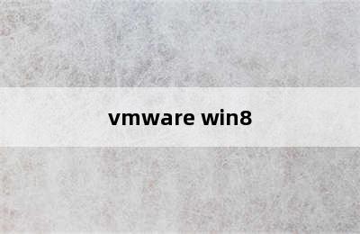 vmware win8